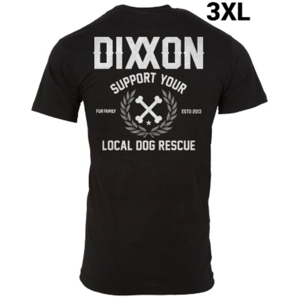 Dixxon Flannel SUPPORT YOUR LOCAL DOG RESCUE T-Shirt - Men's 3XL - Picture 1 of 7